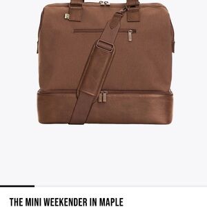Brown Mini Weekender Bag